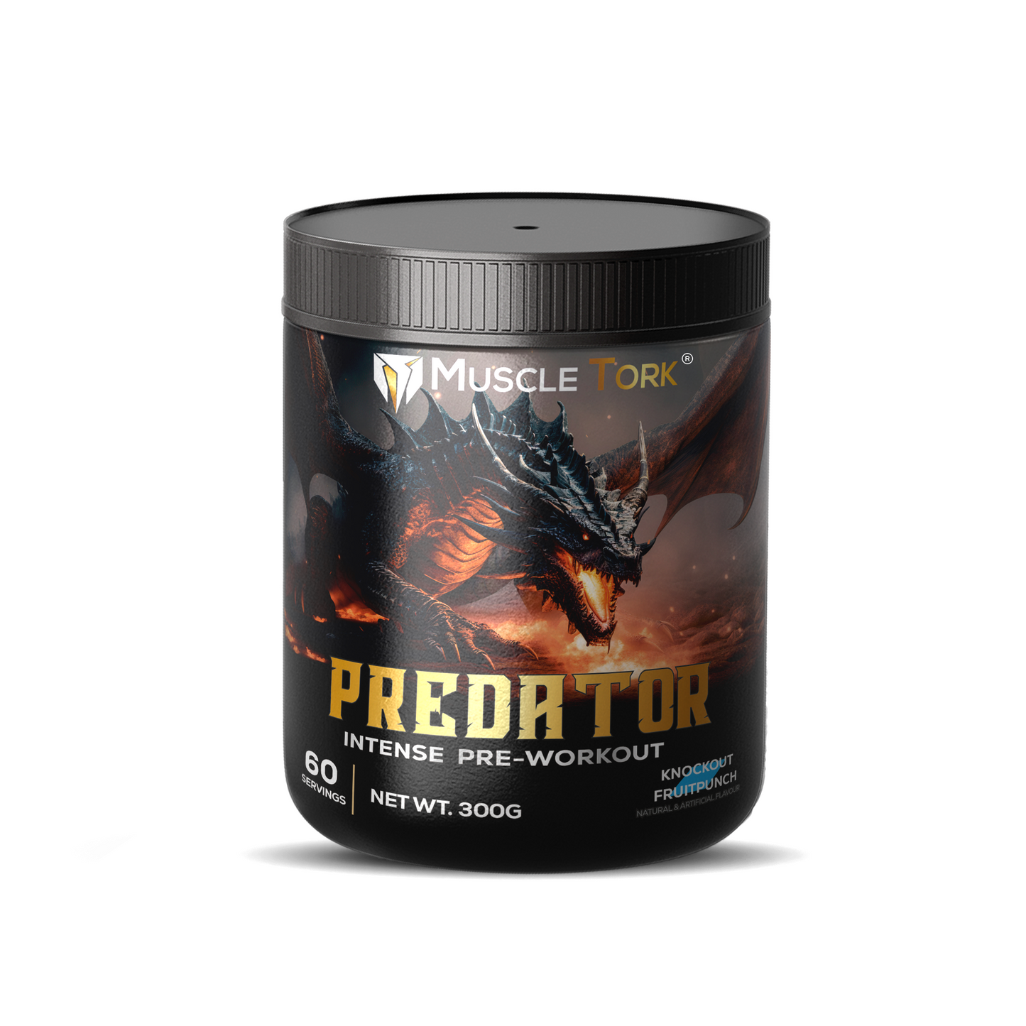 MuscleTork Predator Intense Pre-Workout, 300g, 60 Servings