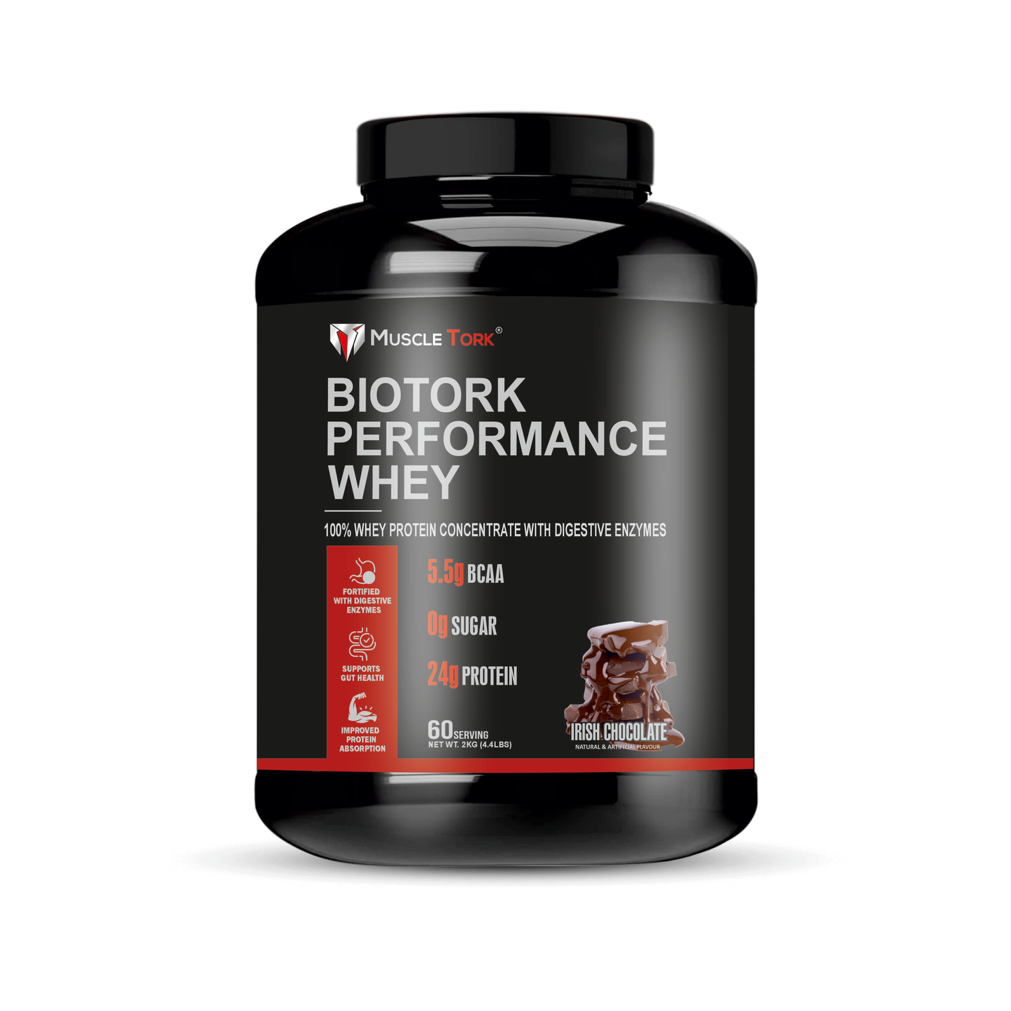 MuscleTork BioTork Performance Whey Protein With Digestive Enzymes