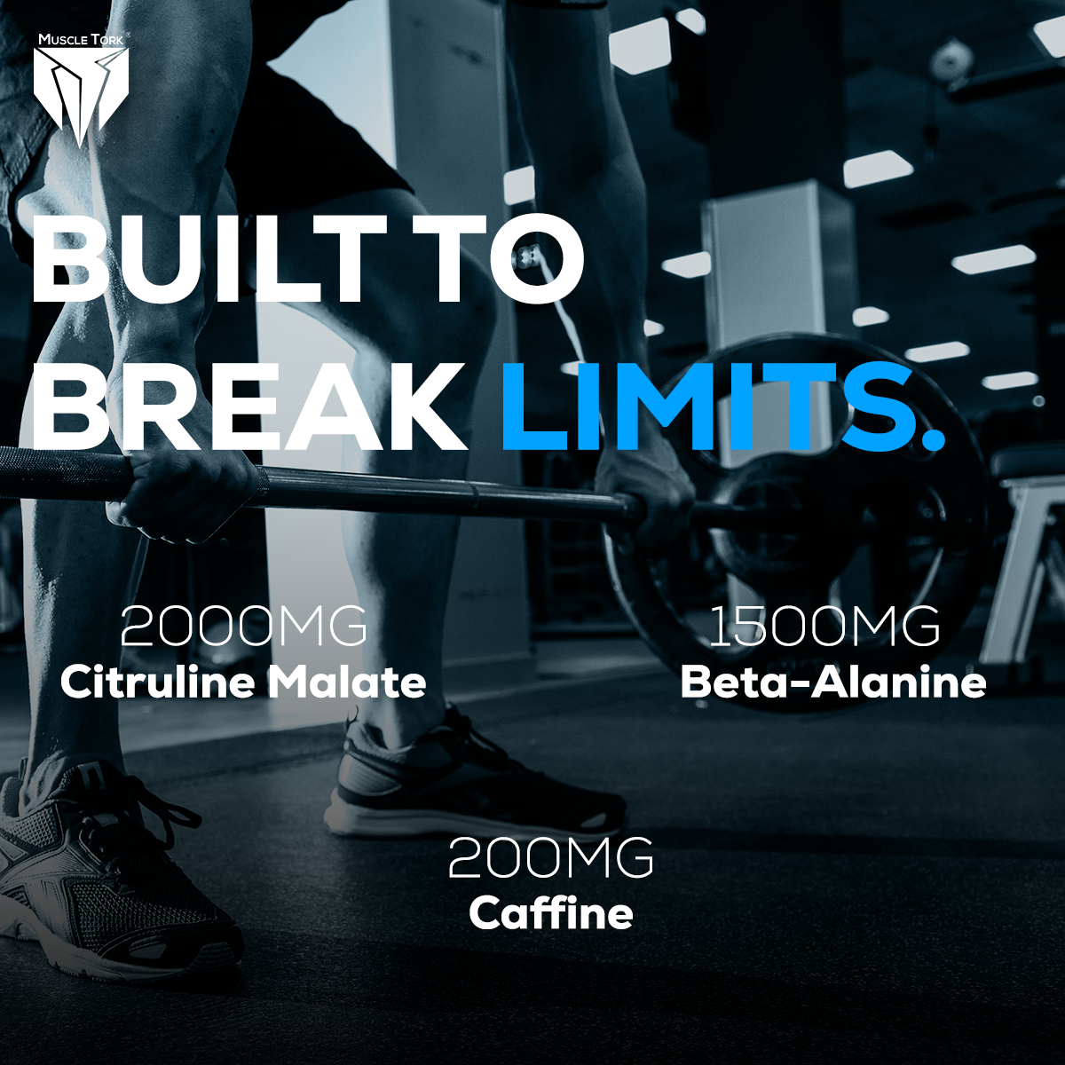 MuscleTork REBEL Intense Pre-Workout | 30 Servings | Energy, Focus, Pump & Performance Boost