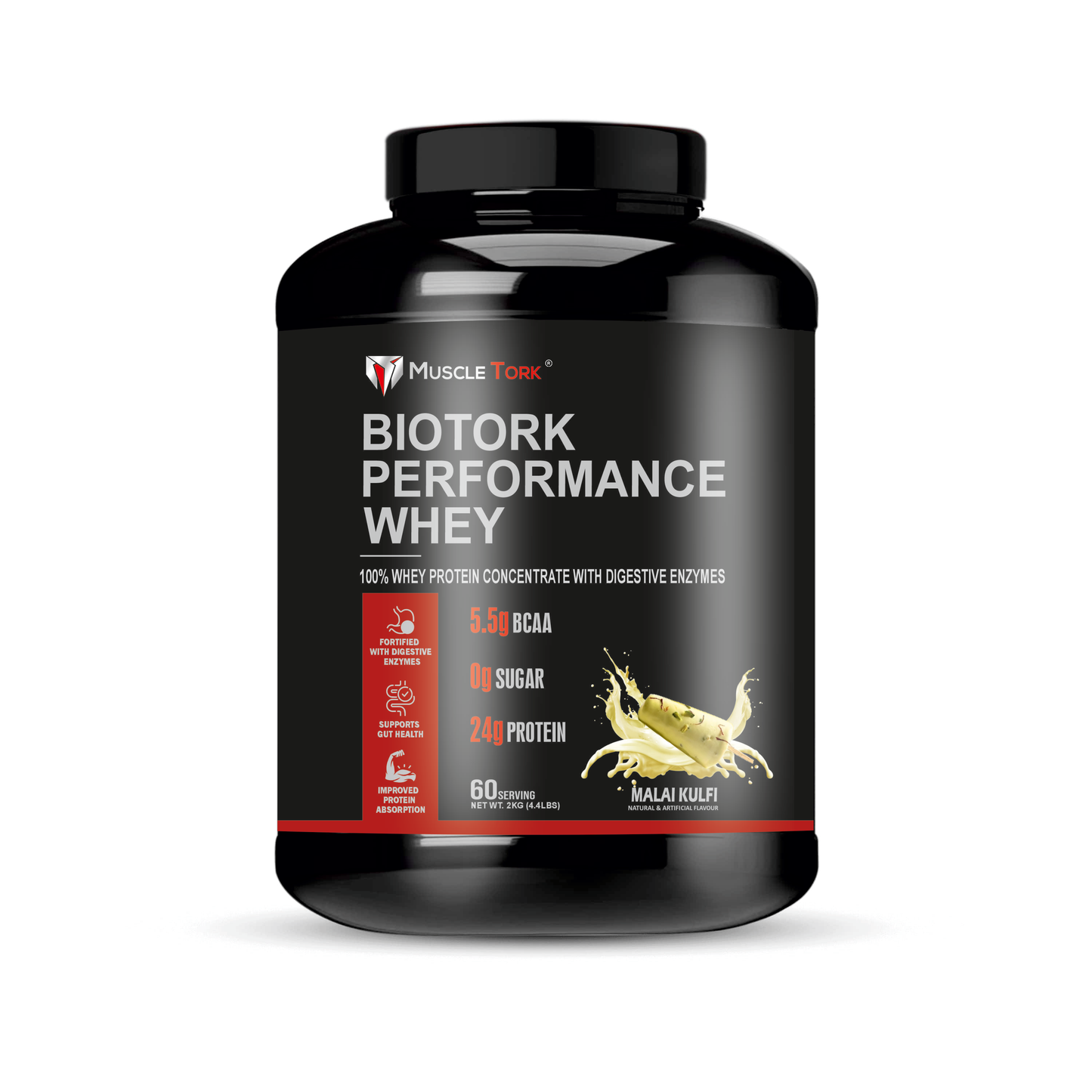 MuscleTork BioTork Performance Whey Protein With Digestive Enzymes