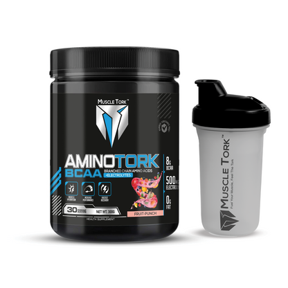 MuscleTork AminoTork Pure BCAA with Electrolytes, 300g, 30 Servings