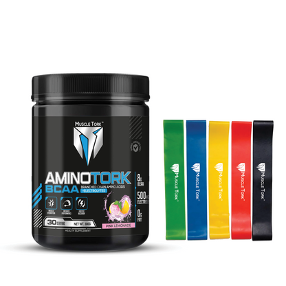 MuscleTork AminoTork Pure BCAA with Electrolytes, 300g, 30 Servings