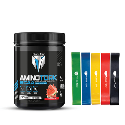 MuscleTork AminoTork Pure BCAA with Electrolytes, 300g, 30 Servings