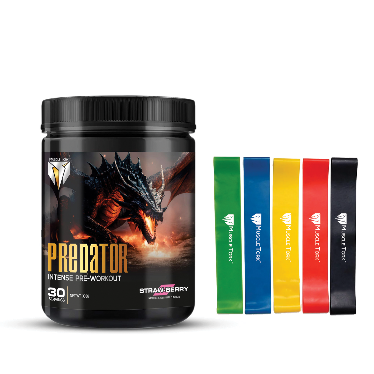 MuscleTork Predator Intense Pre-Workout, 300g, 30 Servings