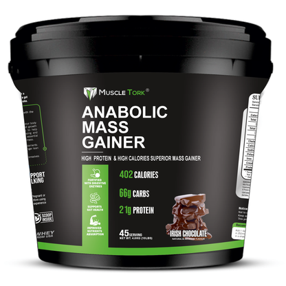 MuscleTork Anabolic Mass Gainer High Protein High Calories Superior Mass Gainer Powder