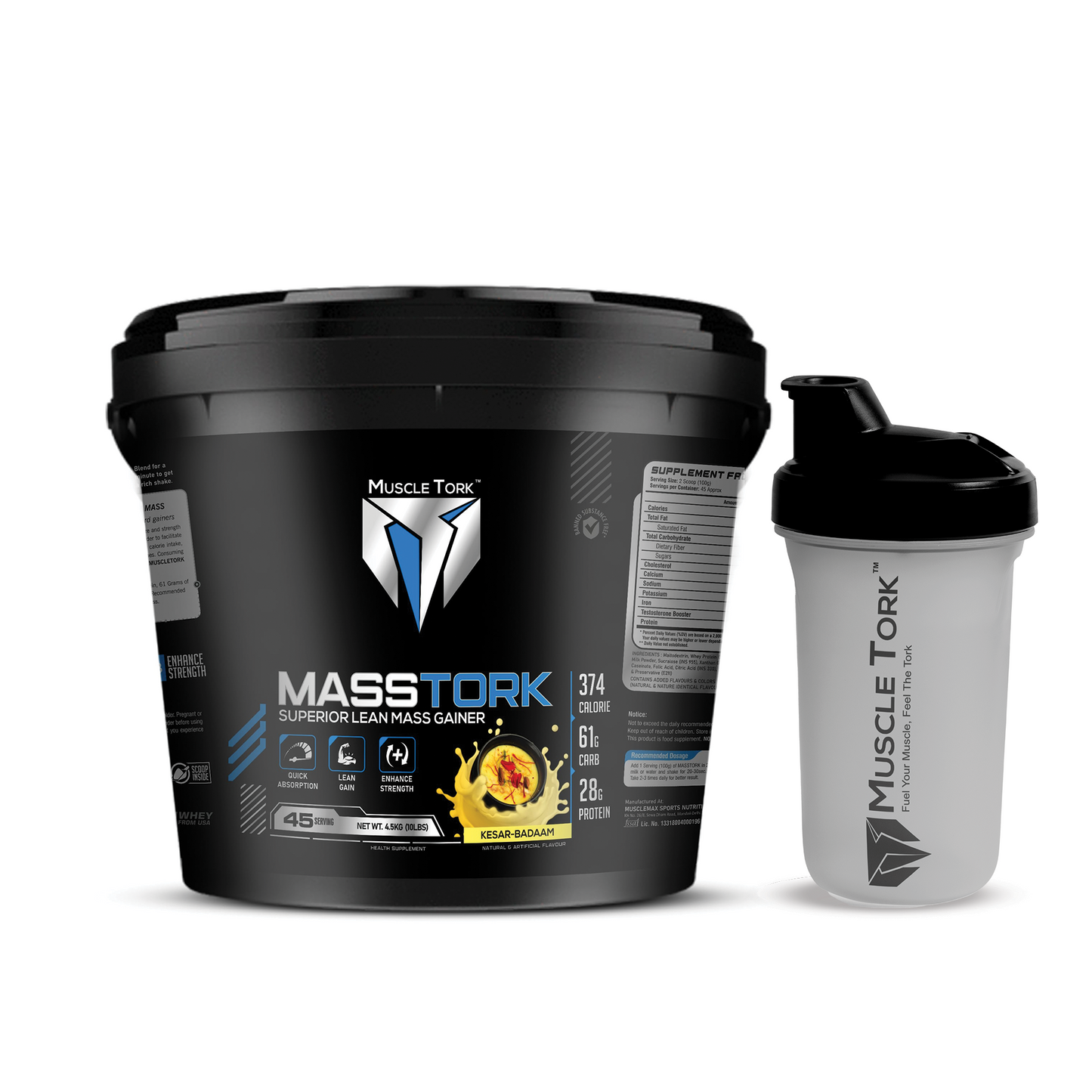 MuscleTork MassTork Superior Lean Mass Gainer