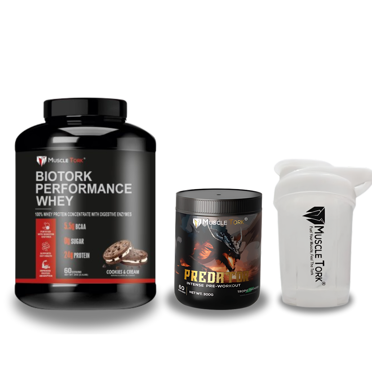 MuscleTork BioTork Performance Whey Protein With Digestive Enzymes