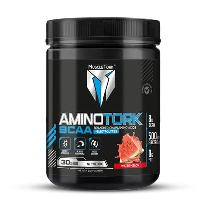 MuscleTork AminoTork Pure BCAA with Electrolytes, 300g, 30 Servings