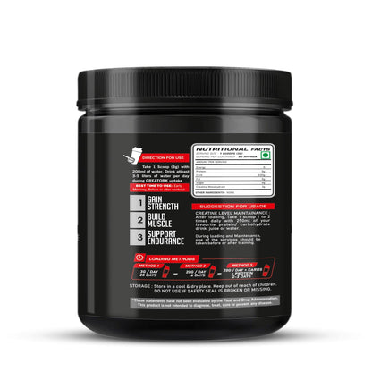 MuscleTork CreaTork Pure Micronized Creatine Monohydrate Powder, 240g, 80 Servings - Unflavoured