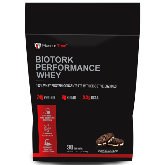 MuscleTork BioTork Performance Whey Protein With Digestive Enzymes