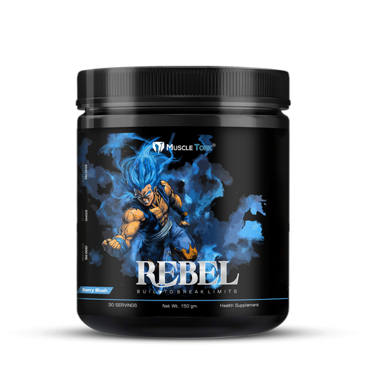 MuscleTork REBEL Intense Pre-Workout | 30 Servings | Energy, Focus, Pump & Performance Boost