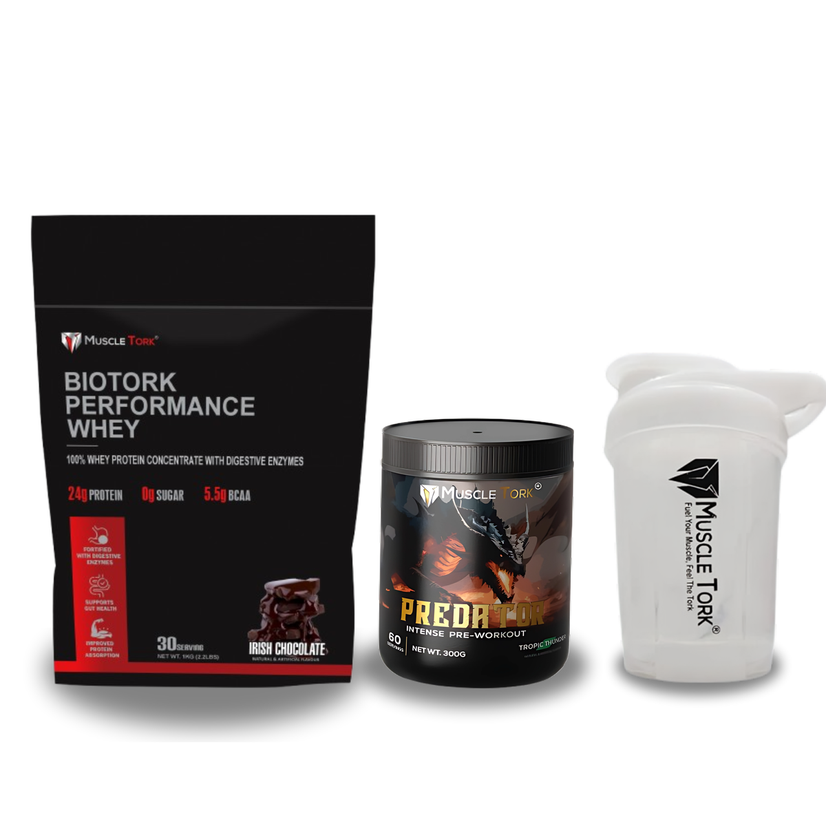 MuscleTork BioTork Performance Whey Protein With Digestive Enzymes