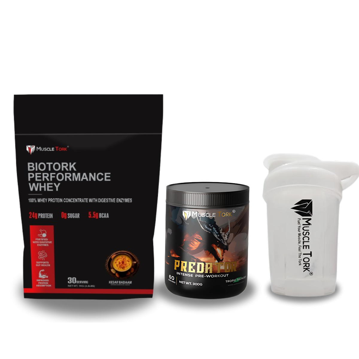 MuscleTork BioTork Performance Whey Protein With Digestive Enzymes